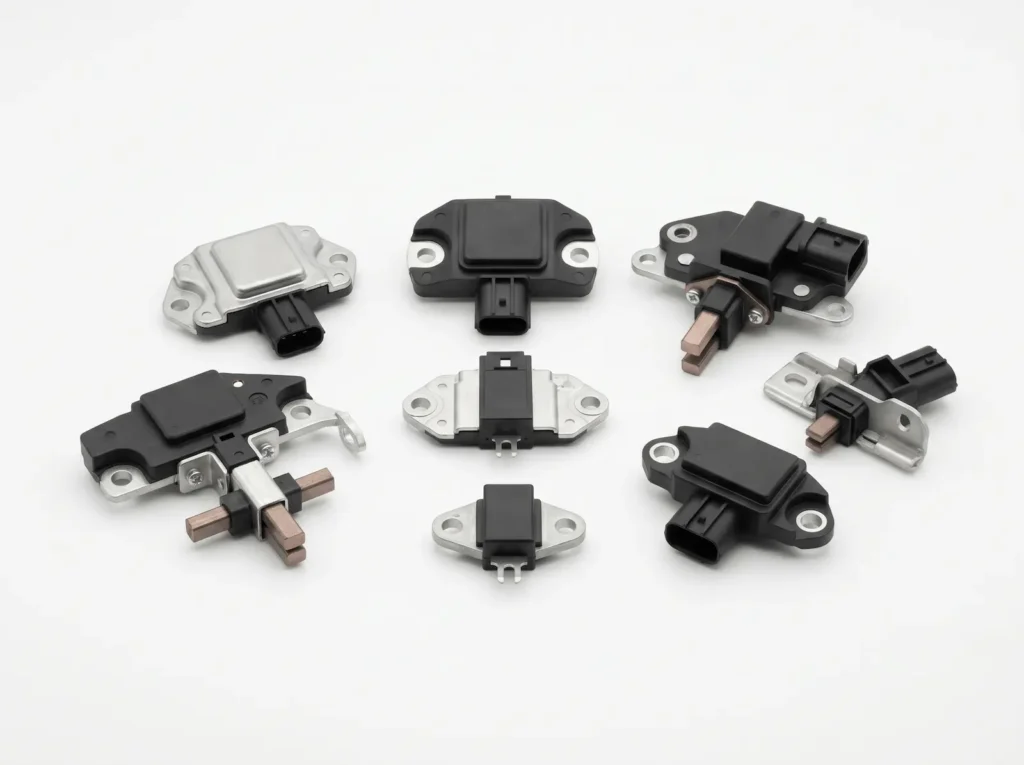 Różne modele regulatorów napięcia alternatora dla samochodów osobowych