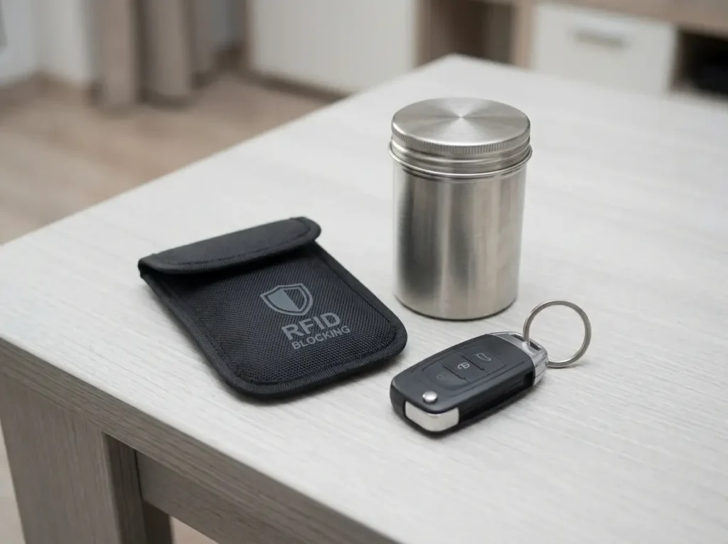 Etui RFID chroniące kluczyk bezkluczykowy przed relay attack